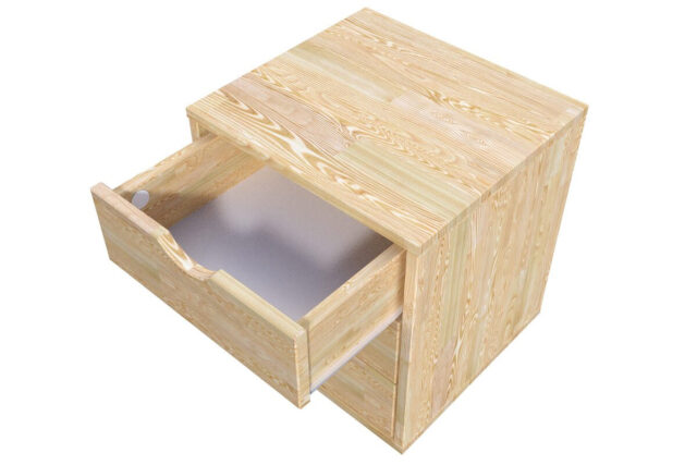 ABC MEUBLES - Caisson à tiroirs 3 en bois massif