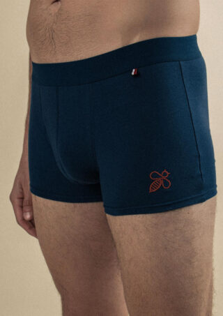 Montlimart - Boxer Quotidien Marine/orange