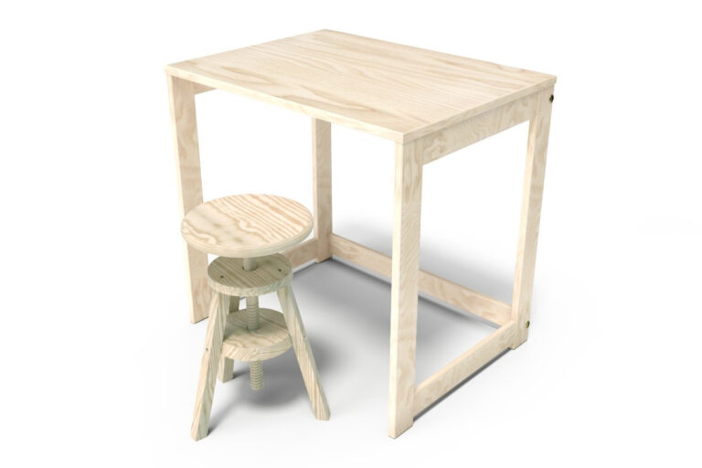 ABC MEUBLES - Petit bureau bois Alban