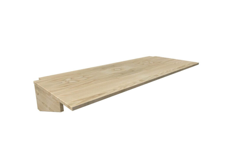 ABC MEUBLES - Bureau tablette 160cm en bois pour lit mezzanine