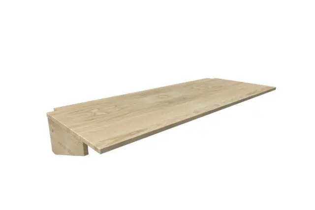 ABC Meubles - Bureau tablette 120cm en bois pour lit mezzanine