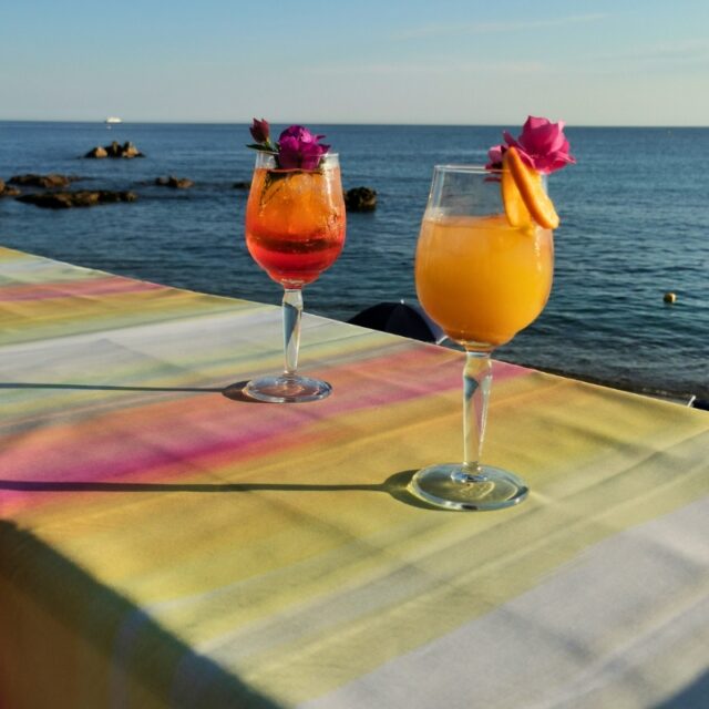 Fleur de Soleil - Chemin de table Aquarelle jaune