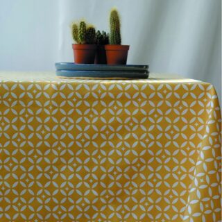 Fleur de Soleil - Chemin de table Mosaïque curry
