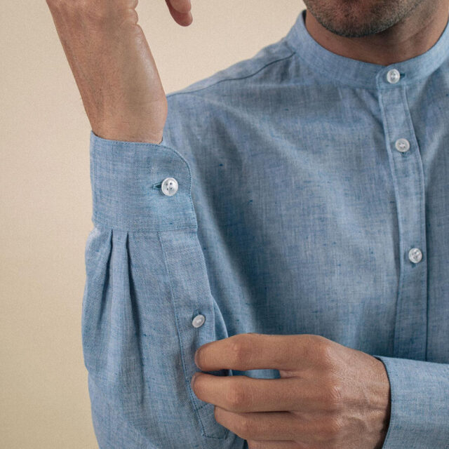 Montlimart - CHEMISE PIERRELIN BLEU MARINE