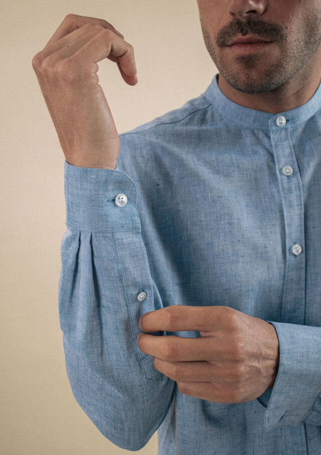 Montlimart - CHEMISE PIERRELIN BLEU MARINE