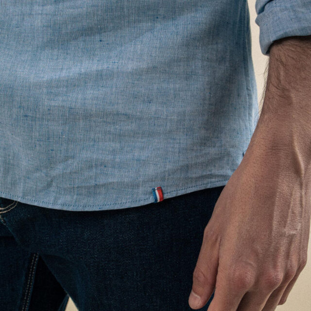 Montlimart - CHEMISE PIERRELIN BLEU MARINE