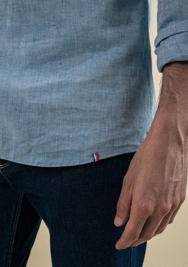 Montlimart - CHEMISE PIERRELIN BLEU MARINE