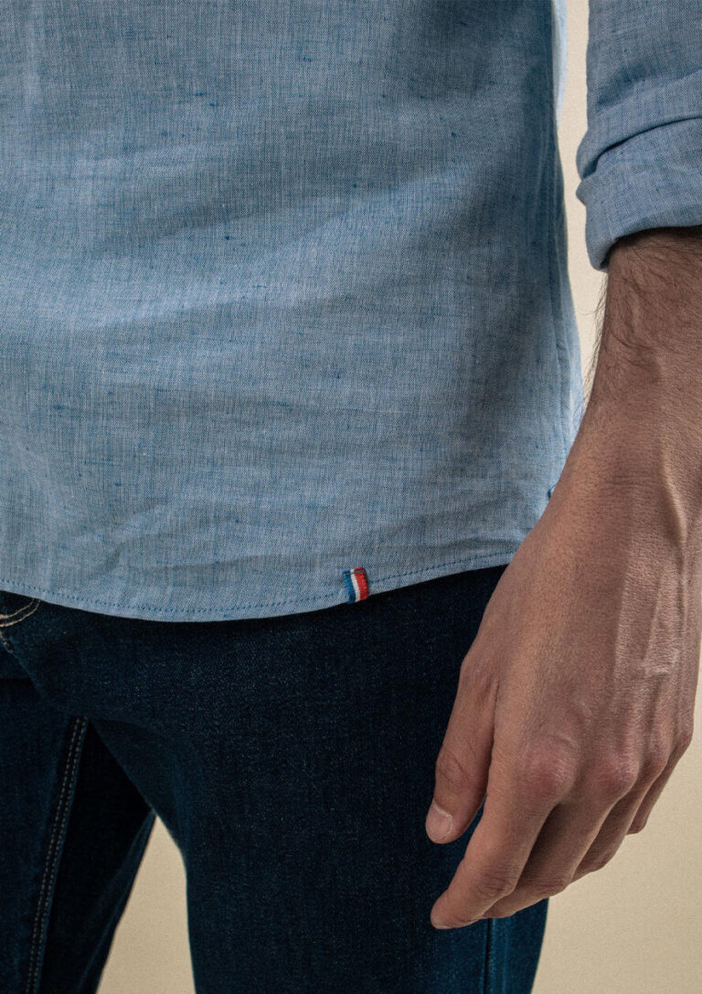 Montlimart - CHEMISE PIERRELIN BLEU MARINE