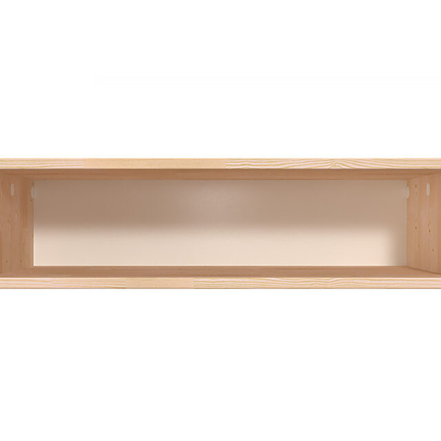 ABC MEUBLES - Cube de rangement bois 100x50 cm