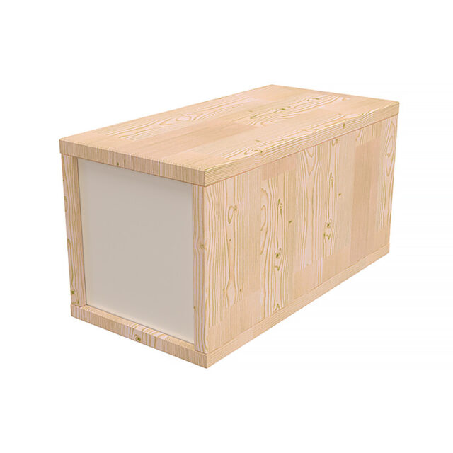 ABC MEUBLES - Cube de rangement bois 25x50 cm