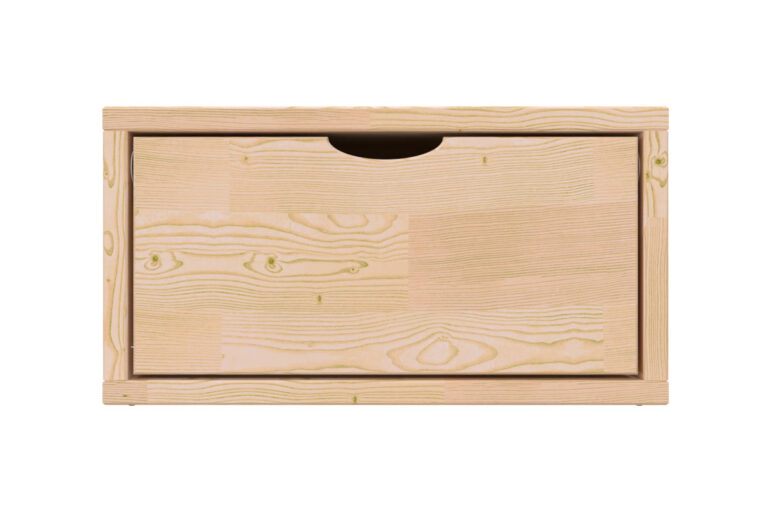 ABC MEUBLES - Cube de rangement bois 50x50 cm + tiroir