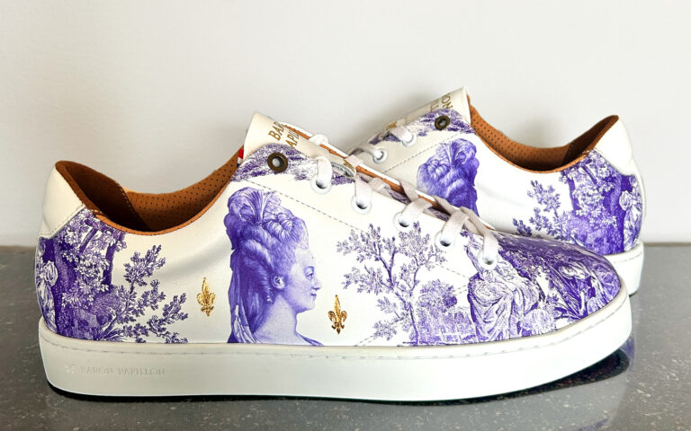 Baron Papillon - Sneaker Barons Papillom basse Marie-Antoinette Amethyste Fleur de Lys
