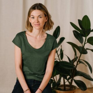 Le t-shirt Propre - Le t-shirt en lin français – Vert Olive