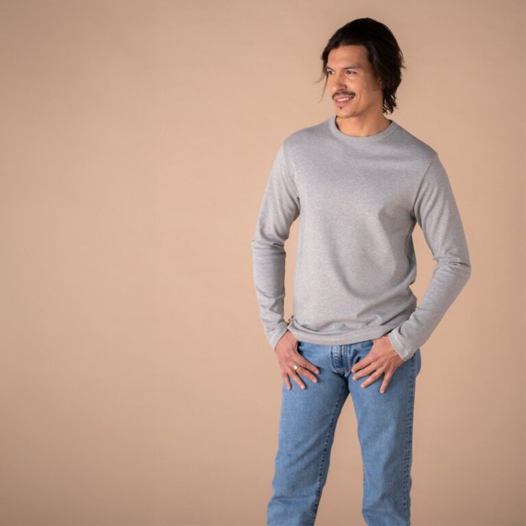 Le t-shirt Propre - Le t-shirt en coton bio - Gris chiné
