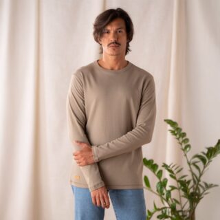 Le t-shirt Propre - Le t-shirt en coton bio  Kaki clair