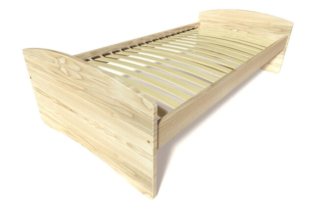 ABC MEUBLES - Lit gigogne 80x200 Happy pin massif