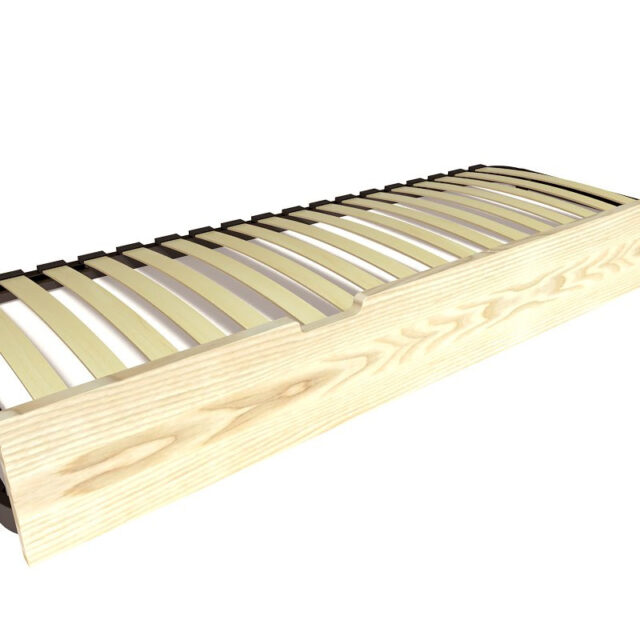 ABC MEUBLES - Lit gigogne 90x200 ABC pin massif