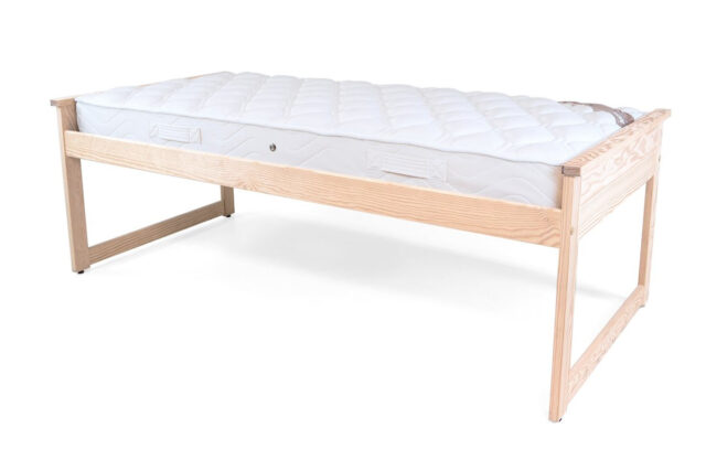 ABC MEUBLES - Lit Gigogne 90x200 Maxi en bois + tiroirs de rangement