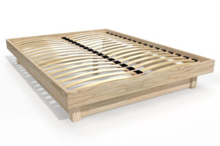 Lit plateforme 140×200 en bois massif par la marque ABC Meubles ABC Meubles - Lit plateforme 140×200 en bois massif