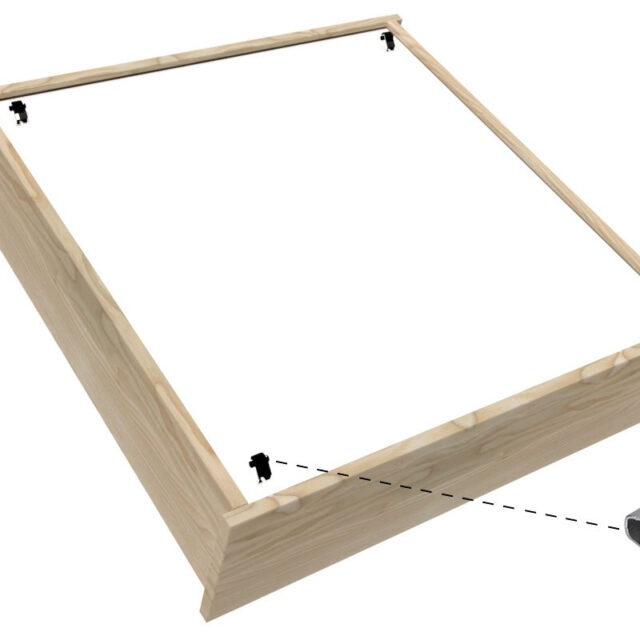 ABC MEUBLES - Lit 90x190 simple avec tiroirs de rangement Malo