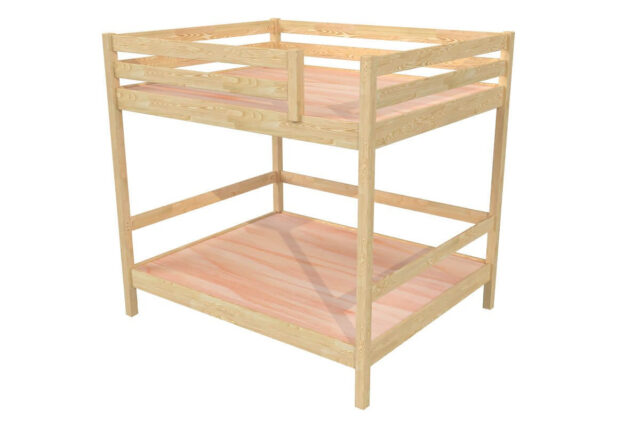 ABC MEUBLES - Lit superposé avec rangement Sylvia 160x200