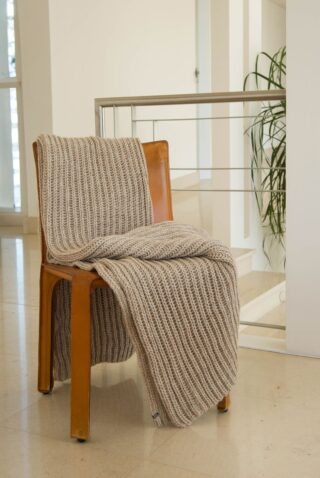 Plaid Cannes en laine et alpaga par la marque Maison Bonnefoy Maison Bonnefoy - Plaid Cannes en laine et alpaga