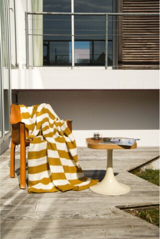 Maison Bonnefoy - Plaid Carnac Ecru-Soleil
