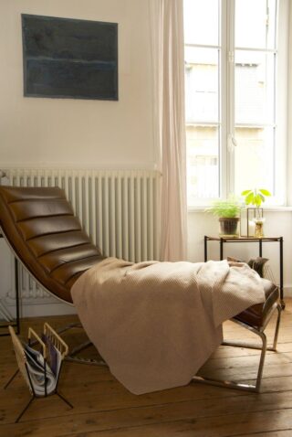 Maison Bonnefoy - Plaid Paris 100% recyclé Ficelle (Patrice)