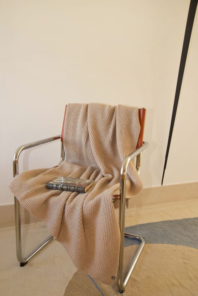 Maison Bonnefoy - Plaid Paris 100% recyclé Ficelle (Patrice)