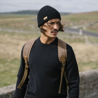 Le t-shirt Propre - Le pull 100% laine française  Noir