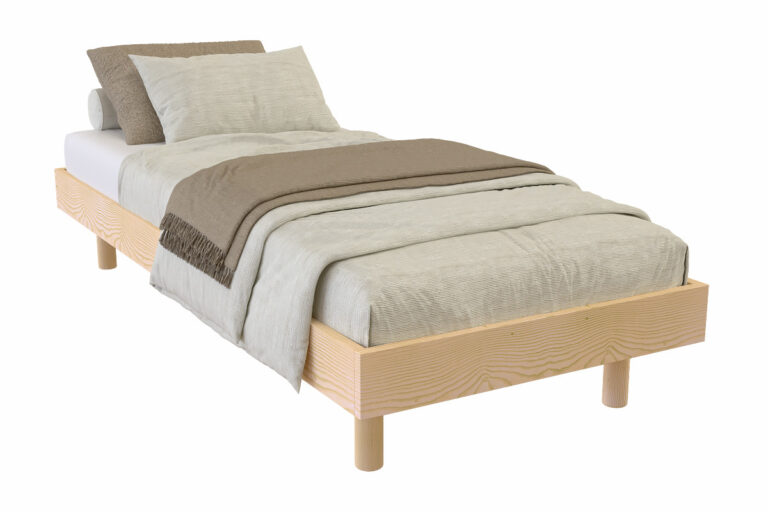 ABC MEUBLES - Sommier à lattes 90x200 bois Kit Noé