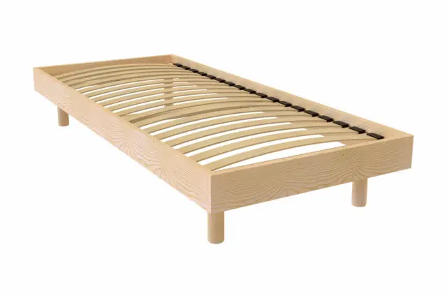 ABC Meubles - Sommier à lattes 90×200 bois Kit Noé