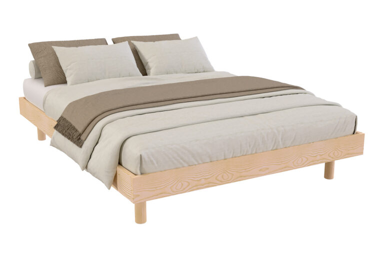 ABC MEUBLES - Sommier à lattes 140x200 Kit Noé en bois massif