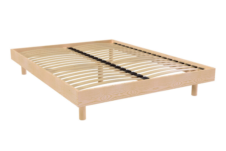 ABC MEUBLES - Sommier à lattes 140x190 Kit Noé en bois massif