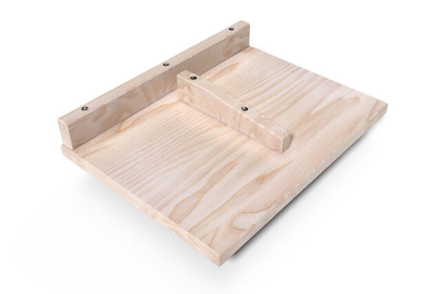 ABC MEUBLES - Table de chevet suspendue bois