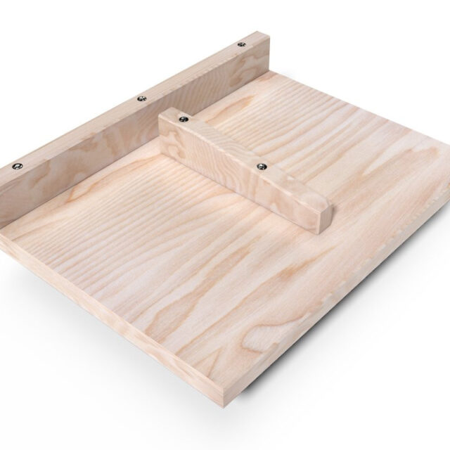 ABC MEUBLES - Table de chevet suspendue bois