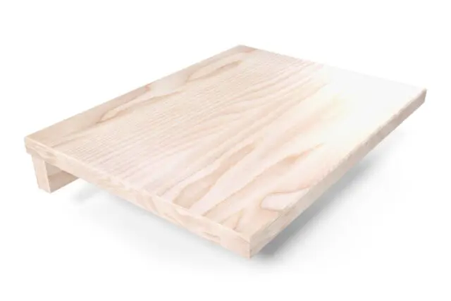 ABC Meubles - Table de chevet suspendue bois