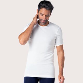 Eminence - Tee-shirt col rond manches courtes homme Pur coton Premium