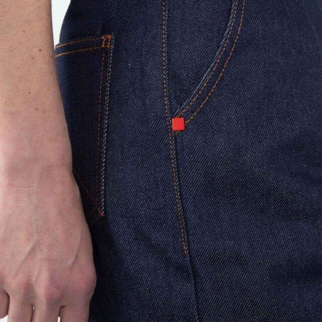 1083 - JEANS BALLON 218H 100 % coton bio superdenim indigo brut