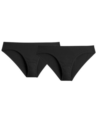 Maison Lemahieu - 2x Culottes 100% en Coton BIO – Noir – Femme