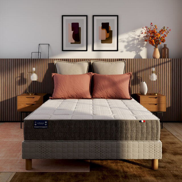 LA REDOUTE INTERIEURS - Matelas 640 Ressorts Ensachés Ferme 3 Zones H24cm