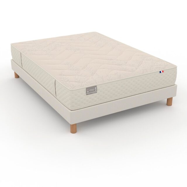 LA REDOUTE INTERIEURS - Ensemble Matelas 651 Ressorts Mi-ferme + Sommier