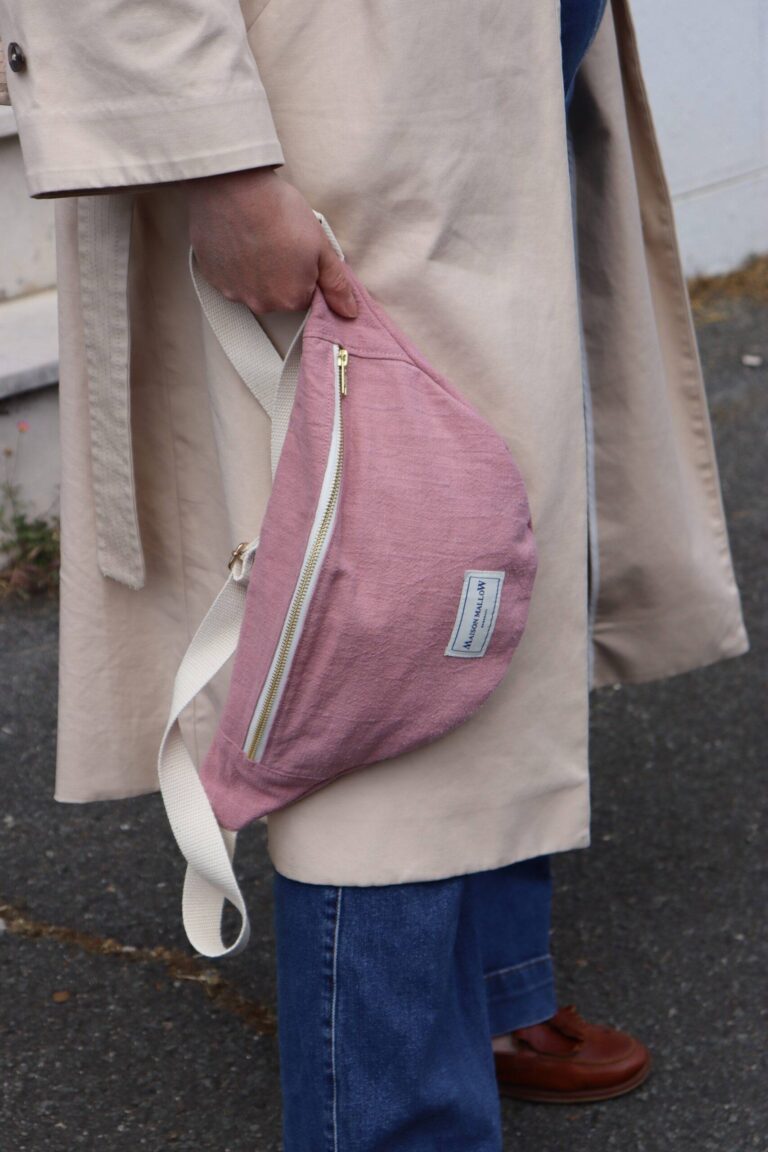 Maison Mallow - Sac Banane Lin Rose