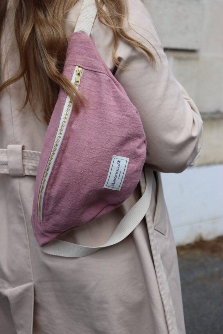 Maison Mallow - Sac Banane Lin Rose
