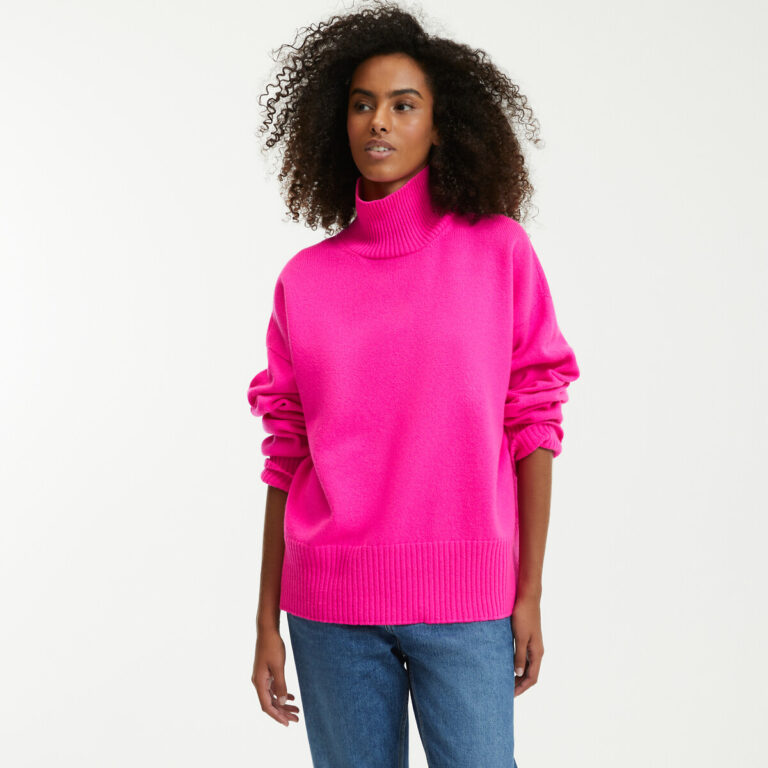 La Redoute - pull cachemire rose