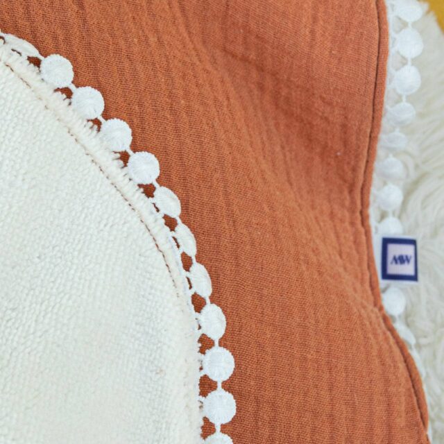 Maison Mallow - Bavoir Terracotta - Les Imparfaits