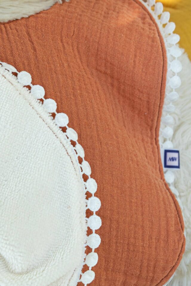 Maison Mallow - Bavoir Terracotta - Les Imparfaits