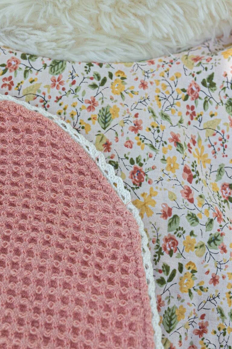 Maison Mallow - Bavoir Corail Fleuri - Prototype