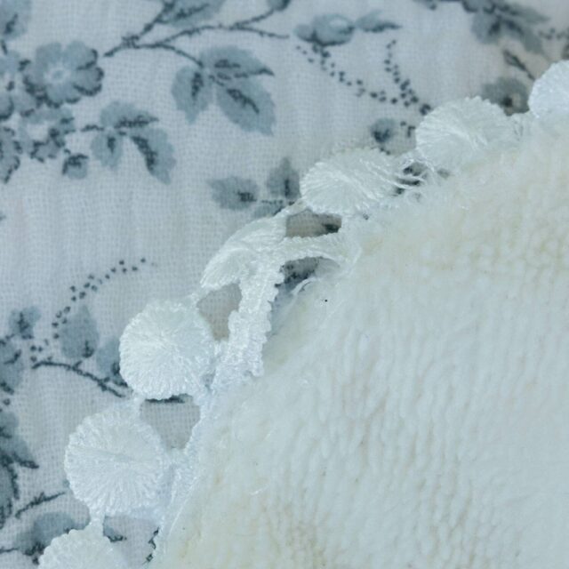 Maison Mallow - Bavoir Fleurs bleues - Les Imparfaits