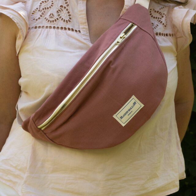 Maison Mallow - Sac Banane vieux rose - Les Imparfaits